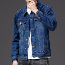 Heren Klassieke Jas Met Knoopsluiting | Veelzijdige Casual Bovenkleding