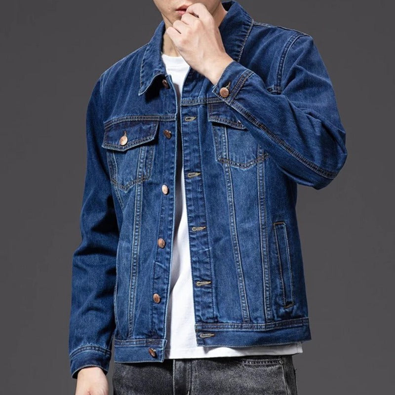 Heren Klassieke Jas Met Knoopsluiting | Veelzijdige Casual Bovenkleding