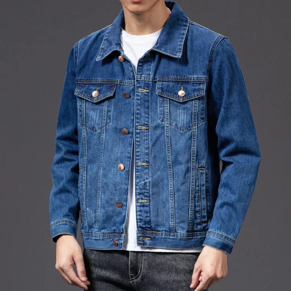 Heren Klassieke Jas Met Knoopsluiting | Veelzijdige Casual Bovenkleding