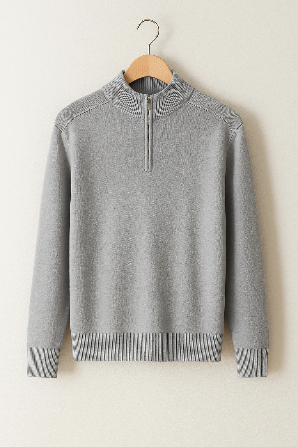 Heren Moderne Half Zip Trui | Stijlvolle Pullover