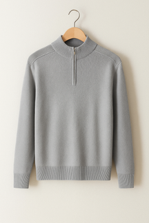 Heren Moderne Half Zip Trui | Stijlvolle Pullover