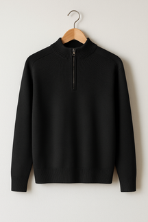 Heren Moderne Half Zip Trui | Stijlvolle Pullover