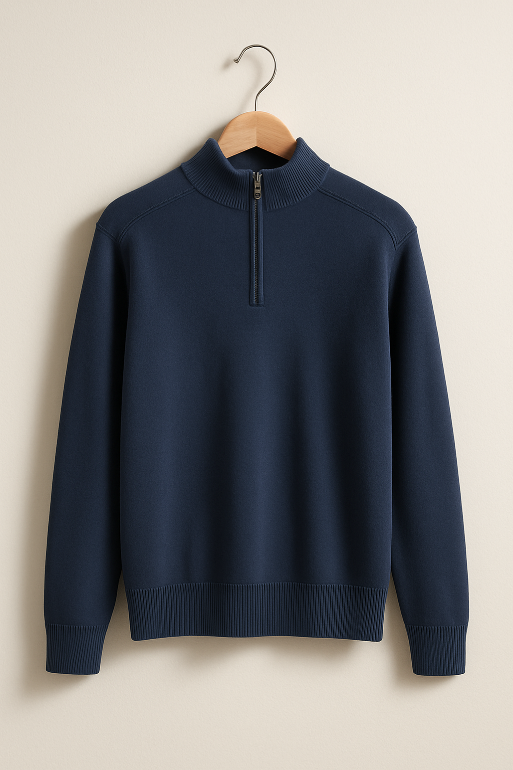 Heren Moderne Half Zip Trui | Stijlvolle Pullover