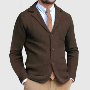 Heren Klassieke Slim Cardigan | Stijlvolle Casual Knitwear