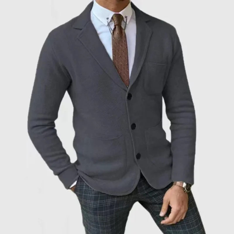 Heren Klassieke Slim Cardigan | Stijlvolle Casual Knitwear