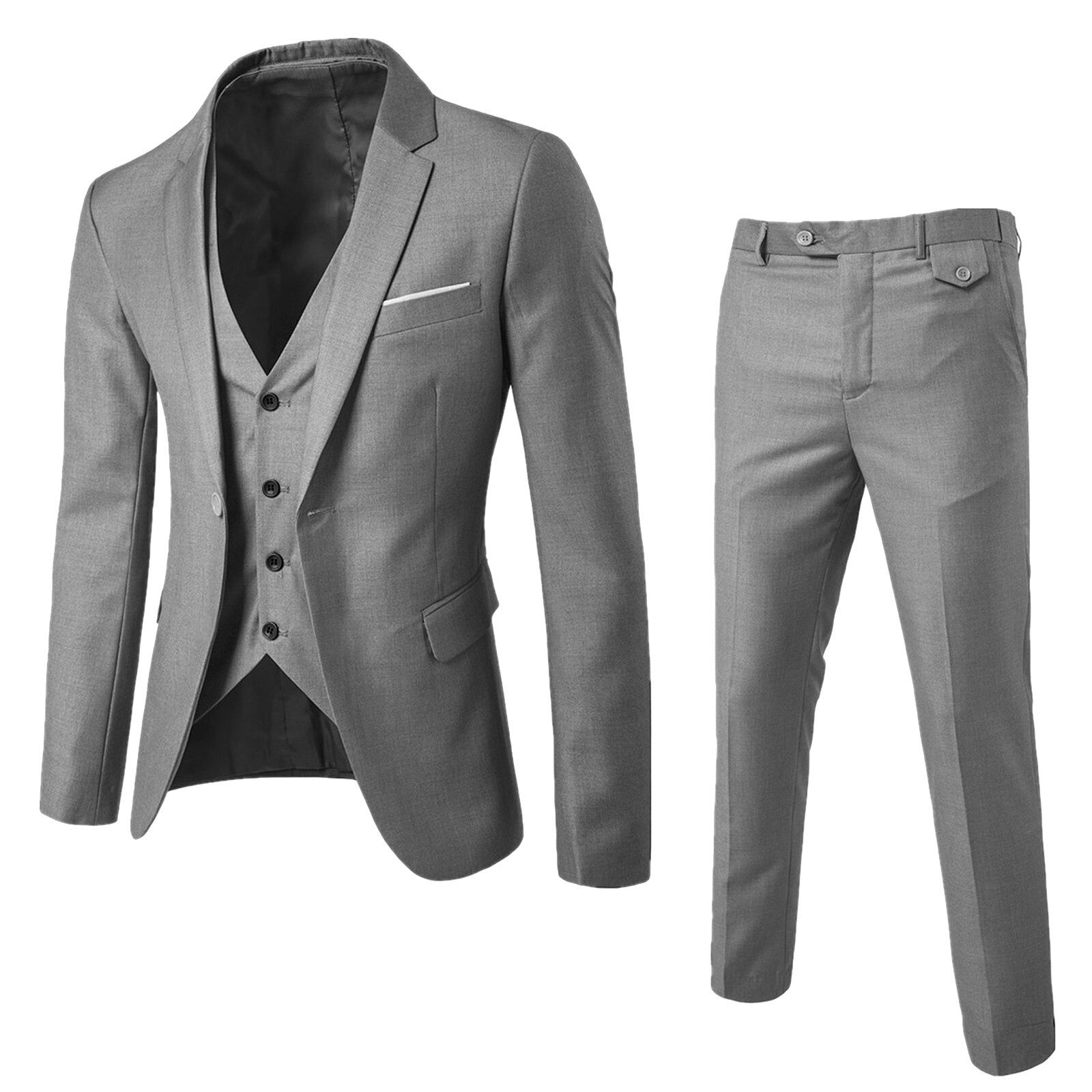 Heren 3-Delig Business Pak | Slim Fit