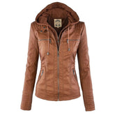 Dames Warme Winterjas met Capuchon | Stijlvolle Getailleerde Jas met Rits