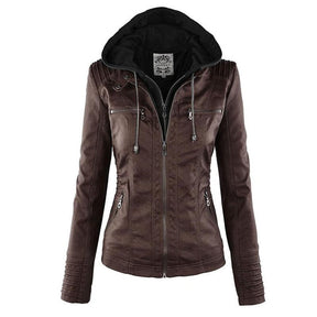 Dames Warme Winterjas met Capuchon | Stijlvolle Getailleerde Jas met Rits
