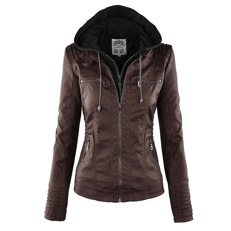 Dames Warme Winterjas met Capuchon | Stijlvolle Getailleerde Jas met Rits