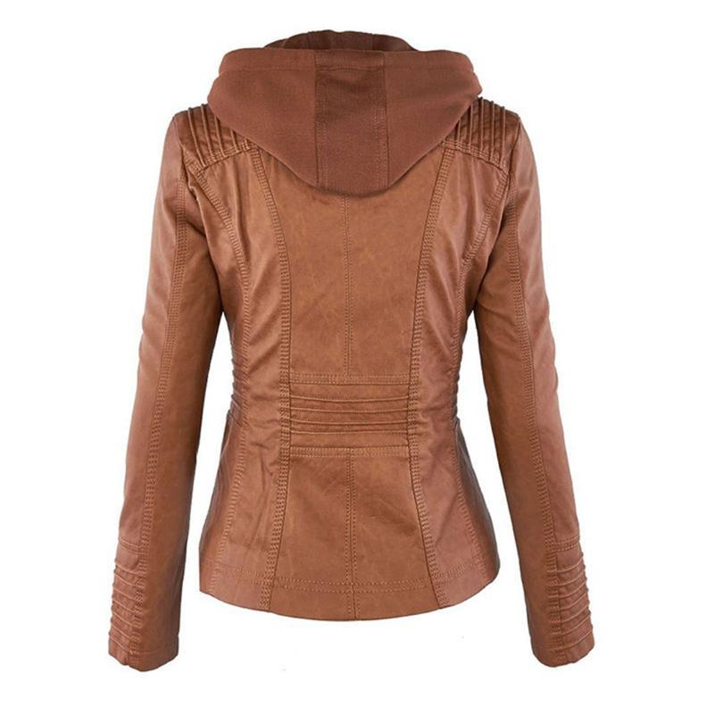 Dames Warme Winterjas met Capuchon | Stijlvolle Getailleerde Jas met Rits