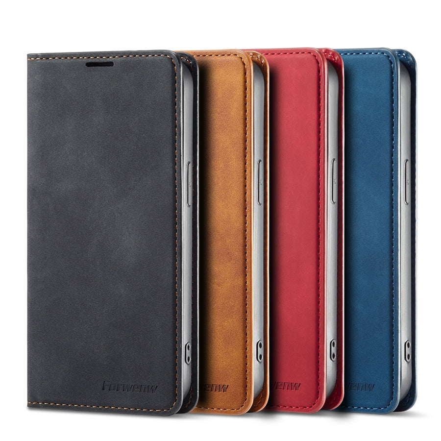 LeatherFold - Luxe Wallet Case voor Smartphones