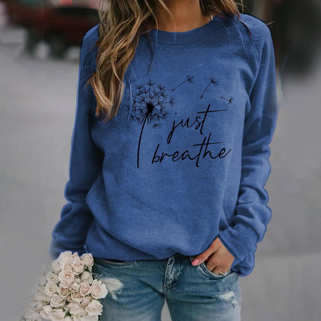 Nathalie – Casual Sweatshirt met Print, Zacht en Comfortabel