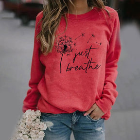 Nathalie – Casual Sweatshirt met Print, Zacht en Comfortabel