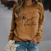 Nathalie – Casual Sweatshirt met Print, Zacht en Comfortabel