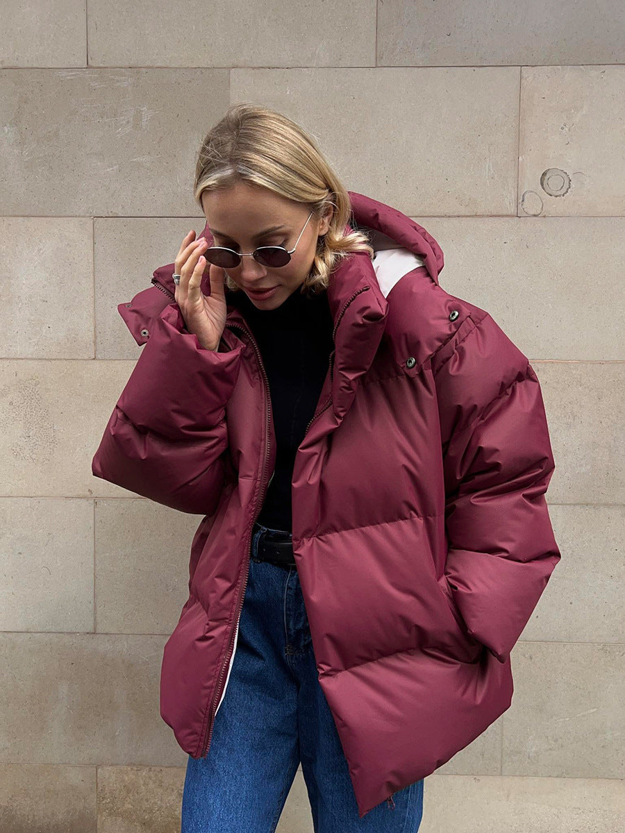 Dames Oversized Pufferjack | Capuchon