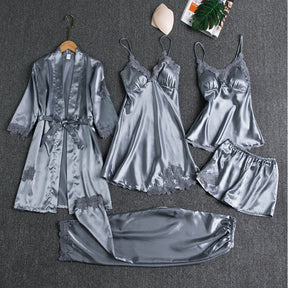 Aurora - Luxe Satijnen Nachtkleding Set voor Dames