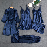 Aurora - Luxe Satijnen Nachtkleding Set voor Dames
