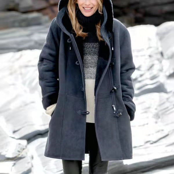 Dames Dikke Winterparka met Capuchon | Warme Winddichte Outdoor Jas