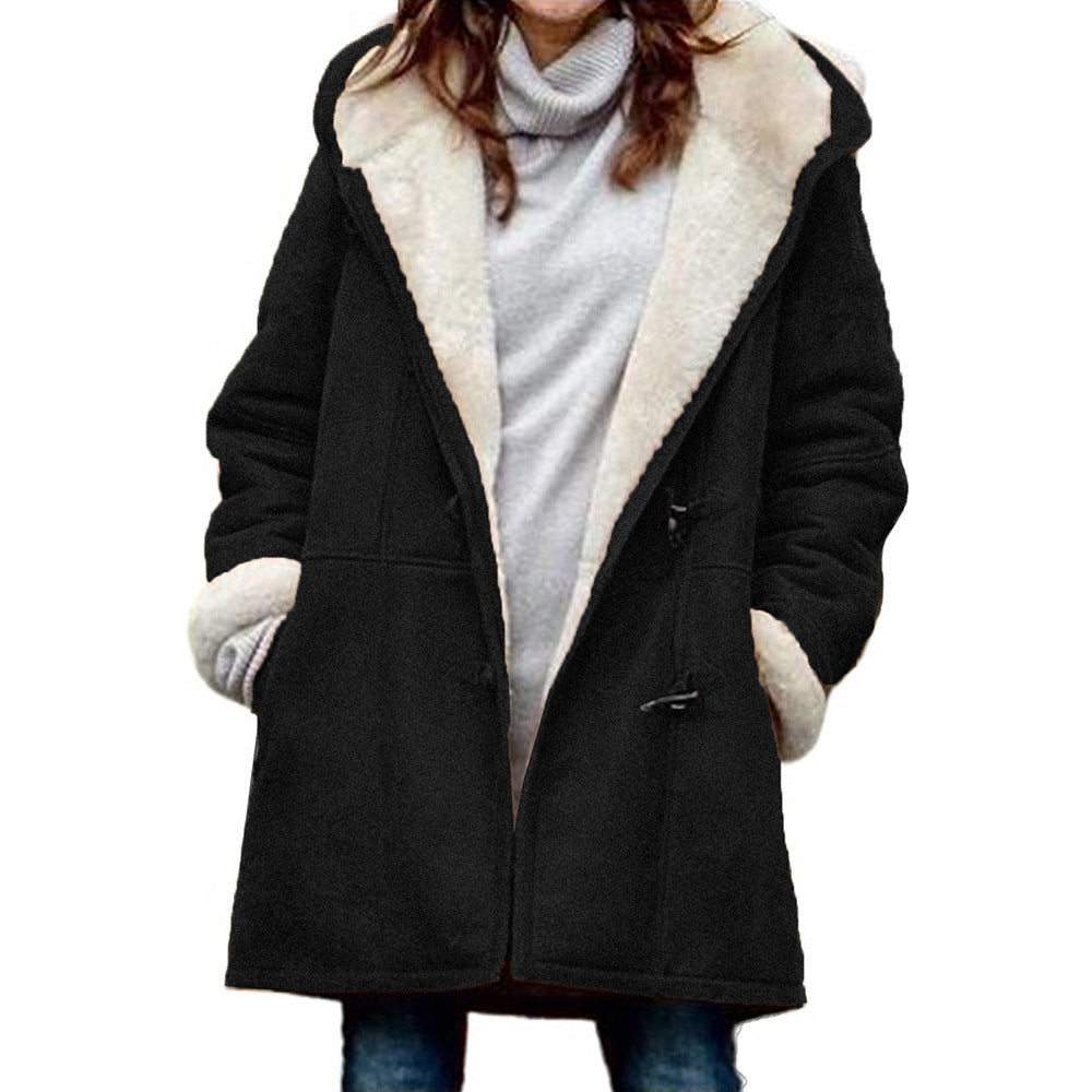 Dames Dikke Winterparka met Capuchon | Warme Winddichte Outdoor Jas
