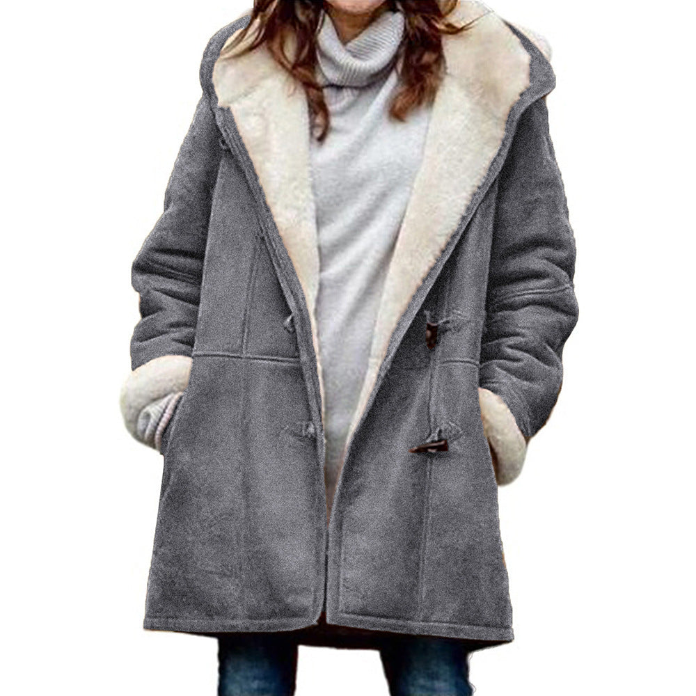 Dames Dikke Winterparka met Capuchon | Warme Winddichte Outdoor Jas