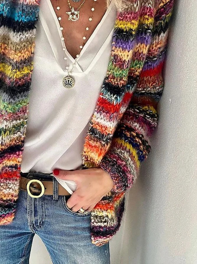 Dames IJslandse Stijl Cozy Cardigan | Moeiteloze Warmte
