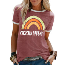 Sia – Retro T-shirt, casual Pasvorm en Comfortabel