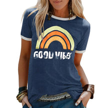 Sia – Retro T-shirt, casual Pasvorm en Comfortabel
