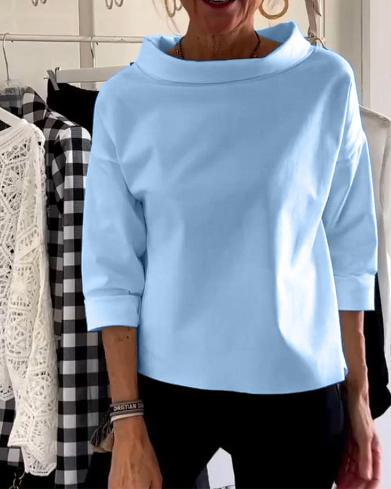 Top Modern Losvallend Stretchstof voor Dames | Dagelijks Comfort | Stijlvol en Ademend