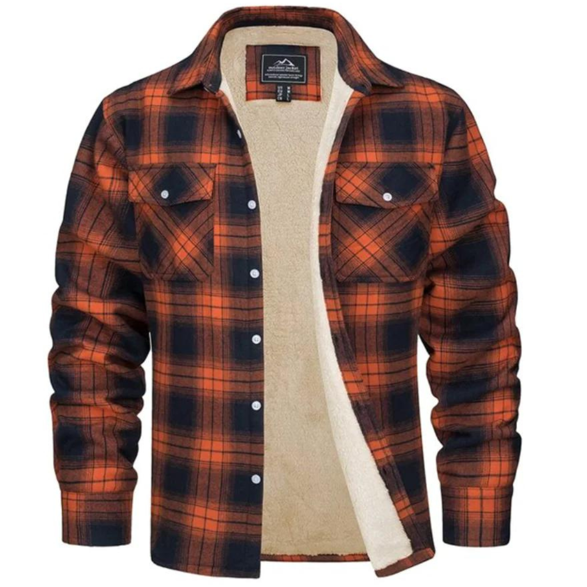 Heren Klassiek Geruite Knopen Jas | Casual Bovenkleding