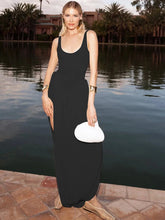 Bella - Elegante Asymmetrische Maxi Jurk met Plissé Details