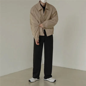 Luca - Stijlvolle Oversized Herenjas met Elastische Manchetten