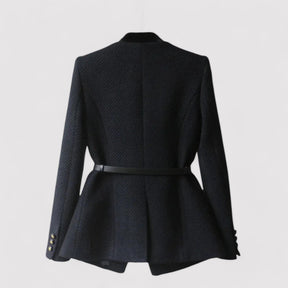 Sophia - Luxe Klassieke Blazer Met Tailleband