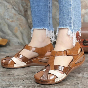 Ruby - Comfortabele Orthopedische Leren Sandalen met Verstelbare Bandjes