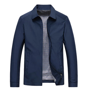 UrbanEase - Stijlvolle Herenjas met Klassieke Pasvorm en Elegante Look