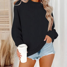 Dames Oversized Winter Sweatshirt met Lange Mouwen | Relaxte Pasvorm