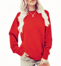 Dames Warme Wintertrui met Ronde Hals | Zacht & Comfortabel
