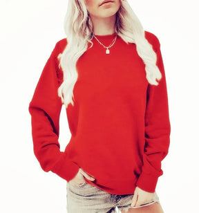 Dames Warme Wintertrui met Ronde Hals | Zacht & Comfortabel