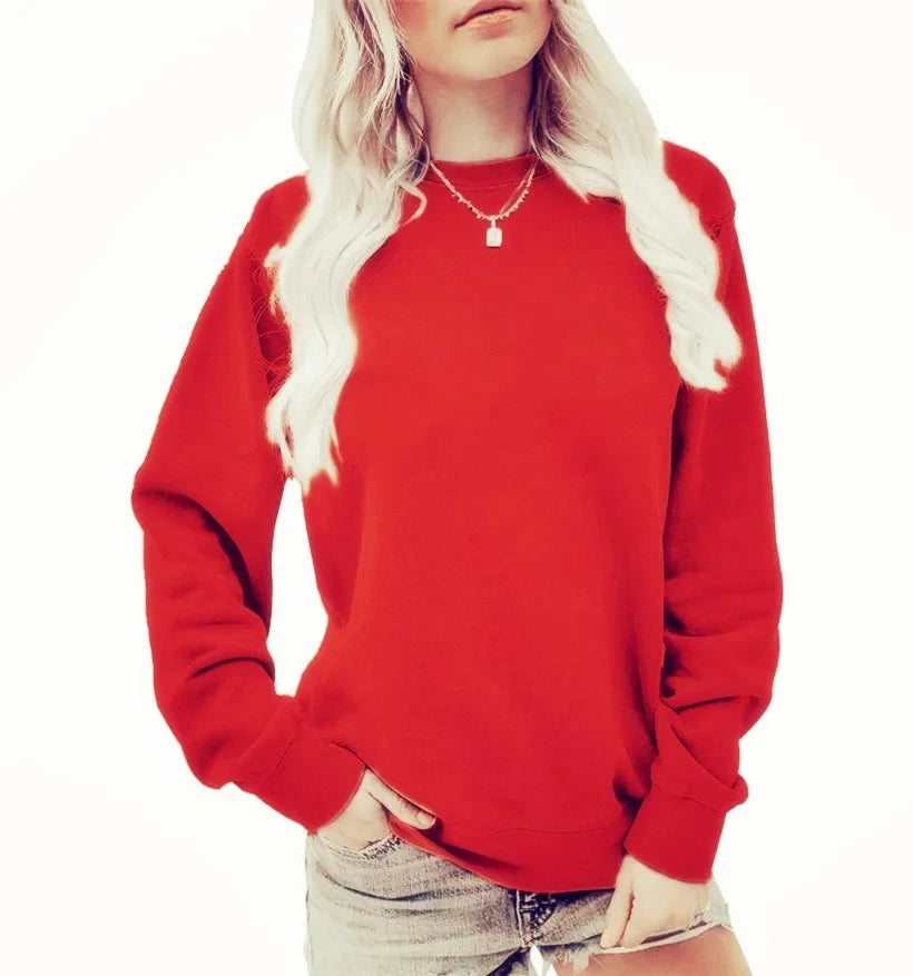 Dames Warme Wintertrui met Ronde Hals | Zacht & Comfortabel