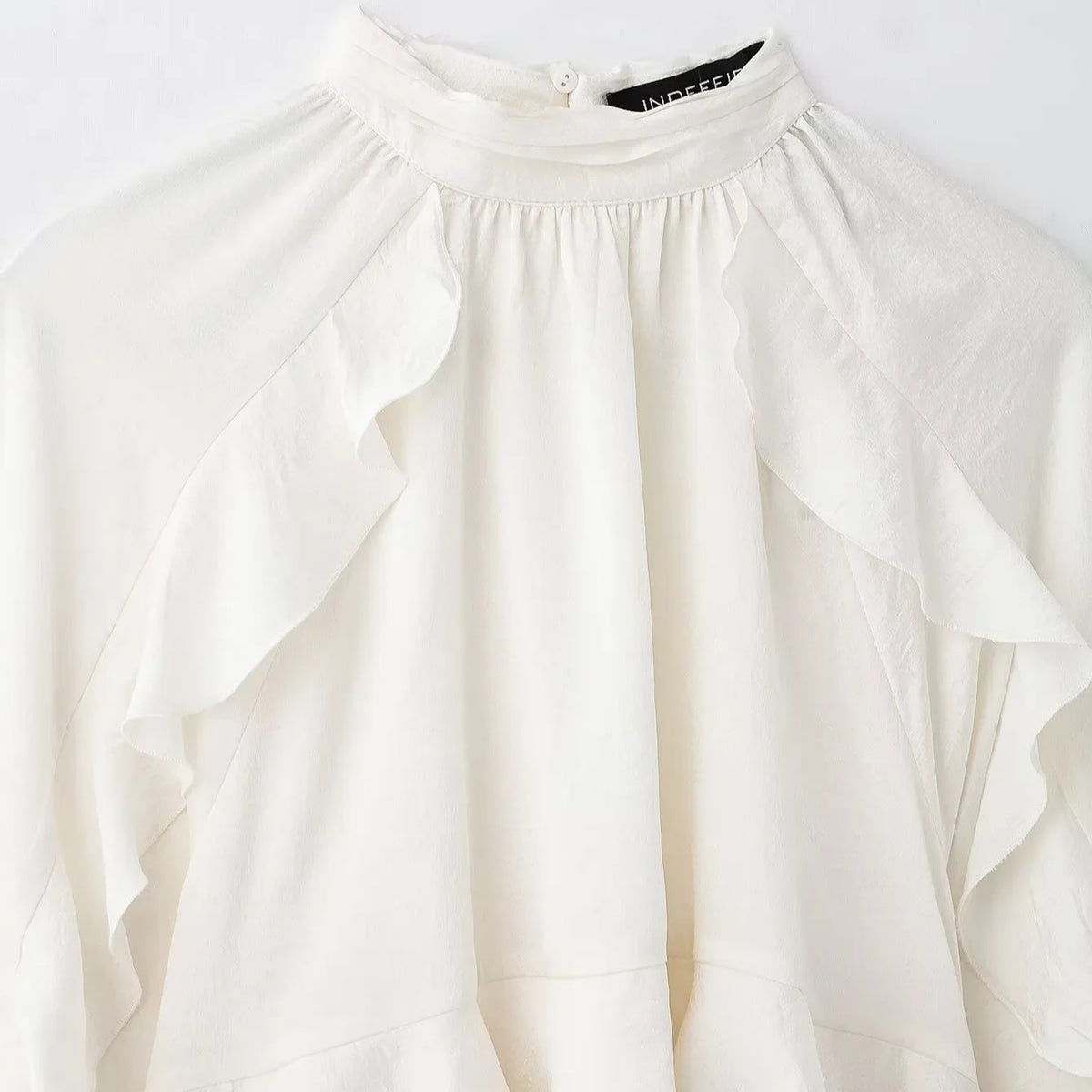 Sophie - Elegante Ruffle Blouse met Flare Mouwen