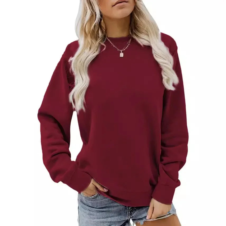 Dames Warme Wintertrui met Ronde Hals | Zacht & Comfortabel