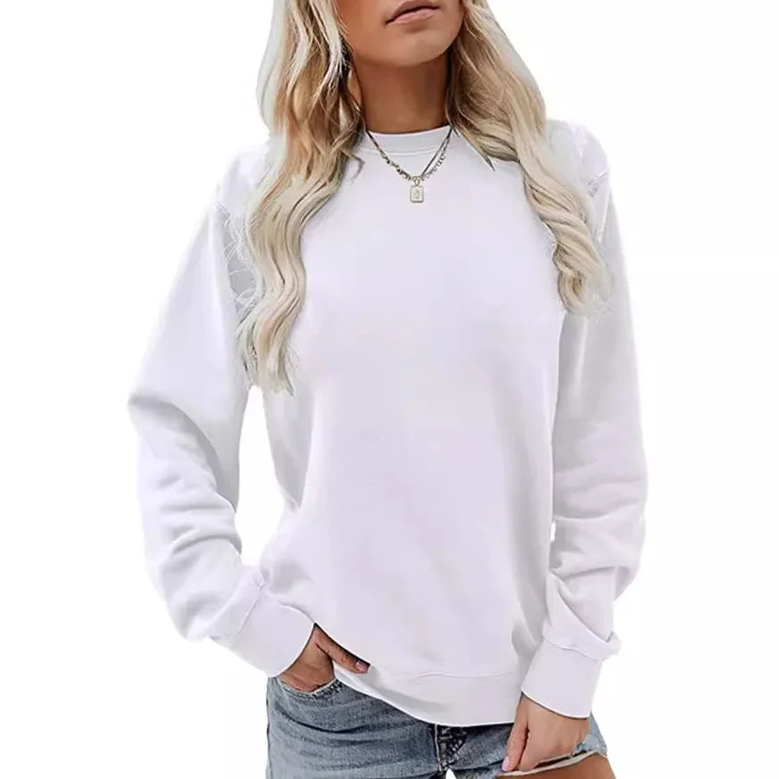 Dames Warme Wintertrui met Ronde Hals | Zacht & Comfortabel