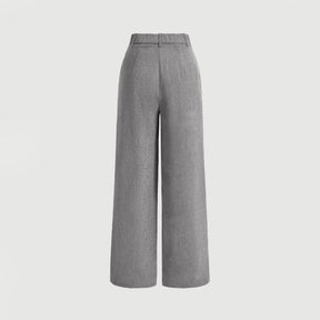 Clara – Trendy Wide-Leg Corduroy Broek met Hoge Taille