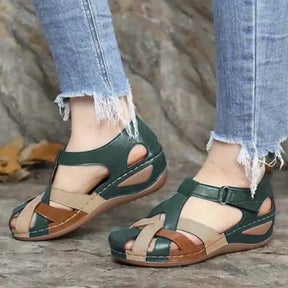 Ruby - Comfortabele Orthopedische Leren Sandalen met Verstelbare Bandjes
