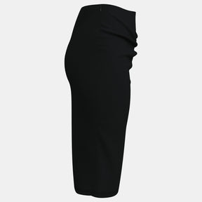 Olivia- Elegante Midi Rok met Hoge Taille en Split