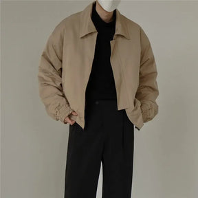 Luca - Stijlvolle Oversized Herenjas met Elastische Manchetten
