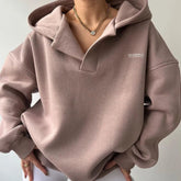 Hoodie Relaxed Fit Fleece voor Dames | Casual en Warm | Ideaal voor de Winter