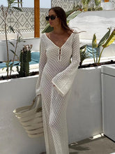Jenna - Sexy Gehaakte Strandjurk voor de Zomer met Rugloze Stijl