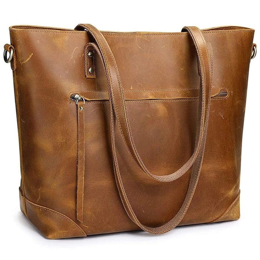 UrbanTote - Luxe Leren Dames Tas voor Elke Dag