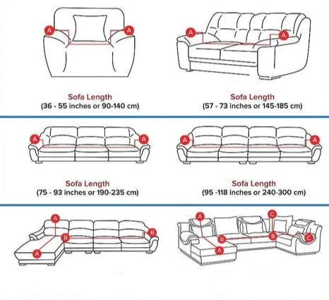 ChaiseLongue - Elastische waterdichte bankhoes