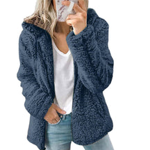 Dames Zachte en Pluizige Jas met Capuchon | Warme en Comfortabele Winterjas